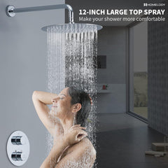 HOMELODY vgradni termostatski tuš sistem z dežno prho