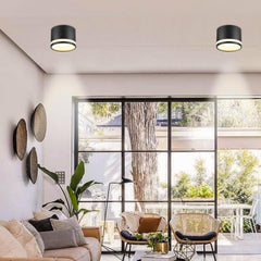 KYOTECH LED stropni nadgradni reflektor,6 W, 3000 K, 550 lm - mat črna