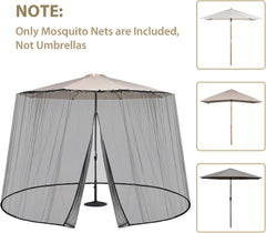 SEKEY nastavljiva mreža proti komarjem za senčnik 250–300 cm