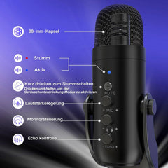 ZEALSOUND USB-C kondenzatorski mikrofon
