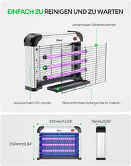 BUZBUG 3800 V električni uničevalec insektov z LED tehnologijo in 3 zamenljivimi žarnicami