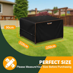 ENZENO 250x210x90cm zaščitno pokrivalo za vrtno pohištvo