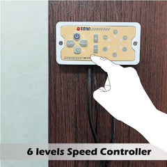 TITAN Hladilni Ventilator za Hladilnik z Integriranim Usmernikom