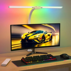 SIBRILLE RGB dvojna LED namizna svetilka z daljinskim upravljalnikom - 80 CM