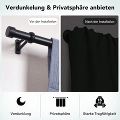 GEEBOBO raztegljiva industrijska karnisa 76–228 cm