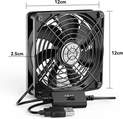 ELUTENG 120 mm USB ventilator za PC in igralne konzole