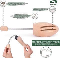 SULPO leseni kopiti za čevlje iz naravnega cedrovega lesa - 36/37