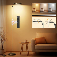 32 W LED stoječa svetilka z nastavljivo svetlostjo in barvno temperaturo