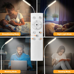 YIKUNENG Talna LED svetilka z nastavljivo svetlostjo