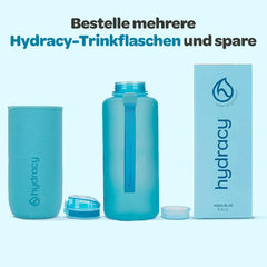 HYDRACY Steklenica Za Vodo Z Vložkom Za Sadje In Časovnim Oznakami - 2 L