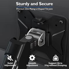 BONTEC nastavljiv nosilec plinska roka za monitor 13–34” - do 9 kg