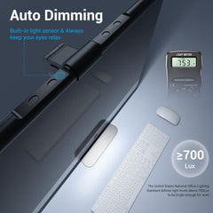 QUNTIS LED namizna luč za monitor z upravljanjem na dotik