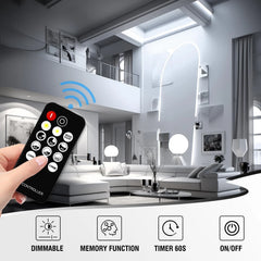 LUKTIX 2 m COB LED trak 6000 K z daljincem