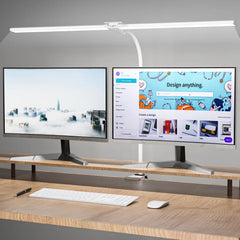 HENSAM 80 cm LED namizna svetilka s sponko