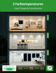 10x HOMEOW 87 mm vgradni LED reflektor