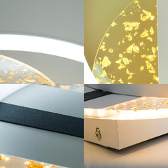 Moderna okrogla stenska LED svetilka 24 W z nastavljivo barvo svetlobe