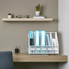 SUPTIDY kovinski namizni organizator s 5 predelki