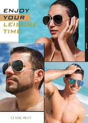 GQUEEN polarizirana aviatorska sončna očala z UV400 zaščito