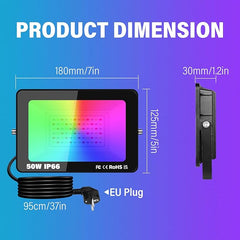 2xset 50W YOJZMA RGB LED Reflektorji