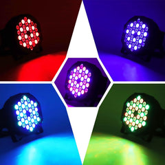 GDJRTTK RGB LED PAR Reflektor 72W Disco Luč