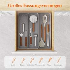 LIFEWIT raztegljiv organizator za jedilni pribor za predale