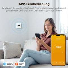 MIYOUKE Smart WiFi termostat za talno gretje 55×55mm