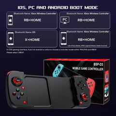 MEGADREAM Brezžični Gamepad Krmilnik Za Mobilne Igre za iOS/Android/PC