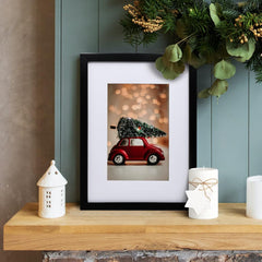 EGOFINE set 4 lesenih okvirjev za slike A4 z akrilnim steklom