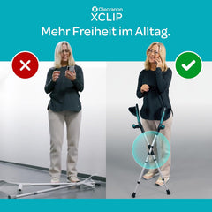 XCLIP Držalo za bergle in sprehajalne palice