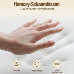 SHULLTJI Curosleep ortopedski vzglavnik z ergonomskim memory foam vzglavnikom za vrat in hrbtenico