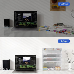 EASYPAG stenski organizator za A4 dokumente s 5 predali