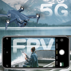 FAKJANK Dron z brezkrtačnim motorjem in dvojno kamero – 1080P HD posnetki, 5GHz FPV prenos in optično pozicioniranje