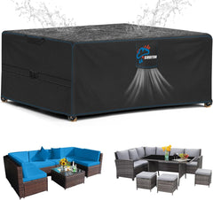 SIRUITON vodoodporna zaščitna prevleka za vrtno pohištvo - 250 × 250 × 90 cm