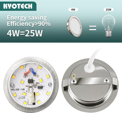 KYOTECH vgradna LED luč 230 V G4, 4 W, 4000 K nevtralna bela