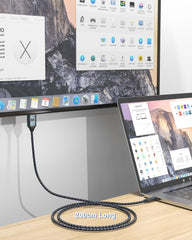 ELEXLINCO USB-C HDMI kabel združljiv z MacBook, iPad, Dell, TV in projektorji - 2m