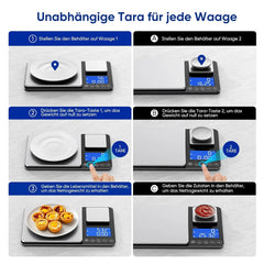 KUAIVO digitalna kuhinjska tehtnica 15 kg / 0,01 g