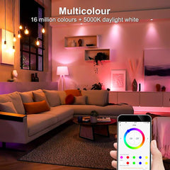 DUSKTEC Pametne LED Vgradne Luči Za Strop Z Glasovnim Upravljanjem - Komplet 4 Kosov