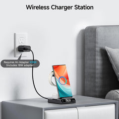 LEQUIVEN Indukcijska polnilna postaja 3-v-1 za Galaxy naprave