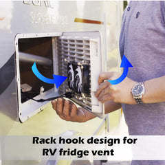 TITAN Hladilni Ventilator za Hladilnik z Integriranim Usmernikom