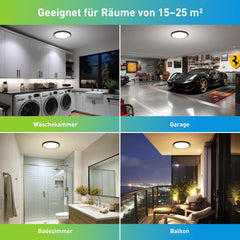 YAFIDO 28 W LED Stropna Luč z Radarjem in Senzorjem Mraka