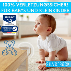 9x SILVERRACK prozorna zaščita za vogale in robove