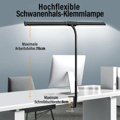 ICARE LED namizna svetilka z dvojno glavo - 62 cm