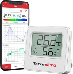 THERMOPRO digitalni Bluetooth higrometer in termometer za notranje prostore