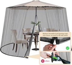 SEKEY nastavljiva mreža proti komarjem za senčnik 250–300 cm