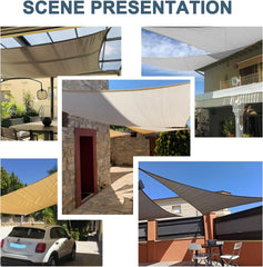 COOL AREA vodoodporno trikotno senčno jadro - 3 × 3 × 3 m