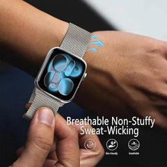 SONGSIER titanov milanski pašček za Apple Watch