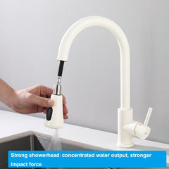 TONDIY 360° vrtljiva kuhinjska pipa z izvlečno prho in 3 načini curka