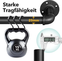 GEEBOBO raztegljiva industrijska karnisa 76–228 cm