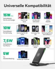 INIU Brezžična Polnilna Postaja za pametne telefone