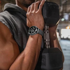 CFXHWZH 20 mm jekleni pašček QuickFit za Garmin 43 mm